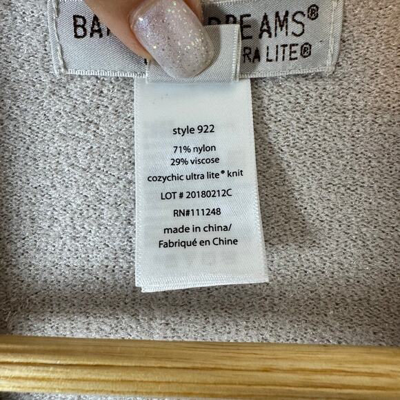 Barefoot Dreams CozyChic Ultra Lite Kimono Cardigan Cream Women’s One Size Tan - Picture 8 of 10